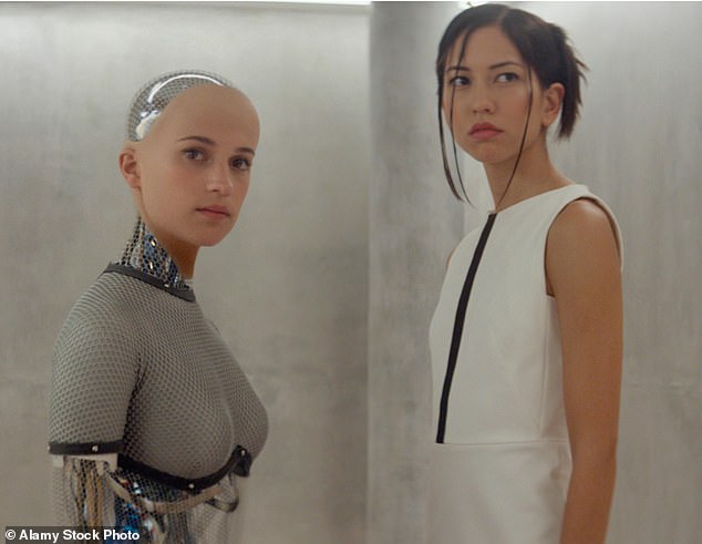 Science fiction and popular culture tend to assume that the sex robot market will be dominated by male desires - as depicted in the 2014 film 'Ex Machina' (still image above)