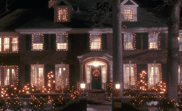 Pictured: The McCallister house as seen in Home Alone