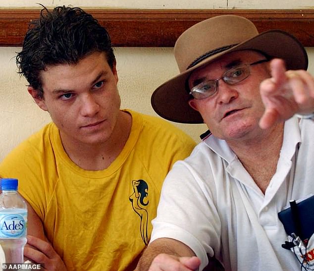 Scott Rush (pictured left) with his father Lee Rush, who tipped off Australian Federal Police about his son's drug smuggling scheme