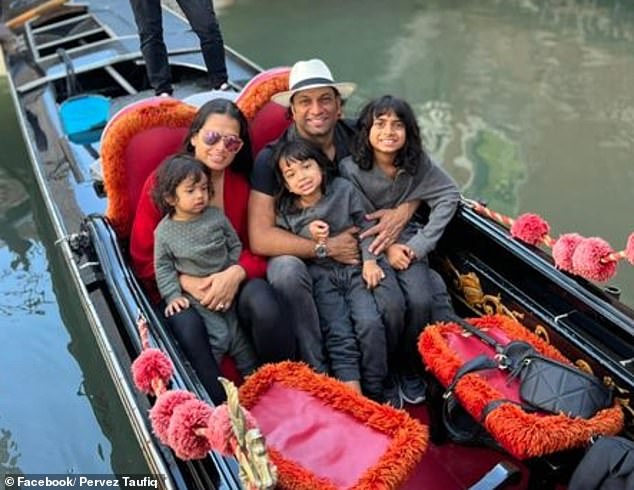 Pervez Taufiq told DailyMail.com that he was traveling with his wife and their three children when they were attacked by the unhinged woman