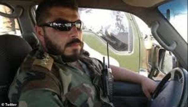 Talal Dakkak (pictured), a feared member of the Syrian army's elite 25th division who fed prisoners to his lion, has been reportedly executed by local rebels