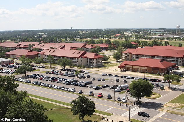 Fort Eisenhower, seen here, posted on its official media pages that it had immediately initiated lockdown procedures