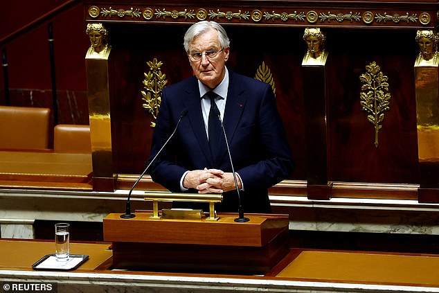 Bruno Retailleau issued the stern warning on Tuesday, when motions of no confidence against Prime Minister Michel Barnier (photo) were presented to the National Assembly.