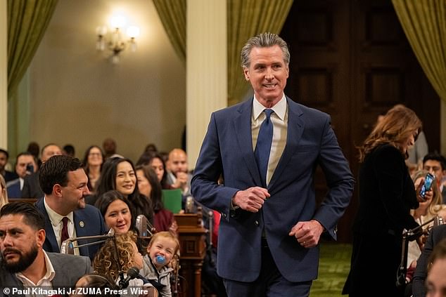 Gavin Newsom announced he is seeking up to $25 million in additional funding for legal battles with Donald Trump, despite the state's massive budget deficit