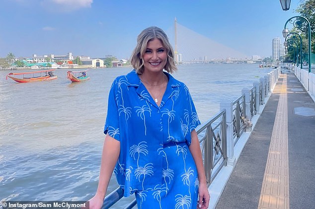 Sam McClymont (pictured) has revealed the surprising decision she made that 'saved her life' following her shock breast cancer diagnosis last year