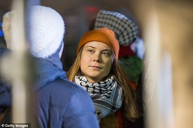 Greta Thunberg, 21, caused huge outrage after shouting 'f*** Israel and f*** Germany'