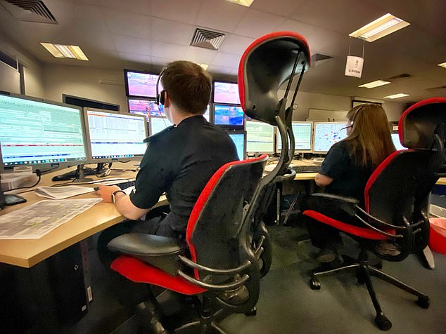 An ambulance trust has confirmed that its 999 call handlers have been instructed to tell patients to go to A&E during peak times (file photo)