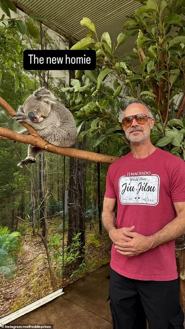 Freddie Prinze Jr (pictured) and Sarah Michelle Gellar have been spotted in Sydney as the actor prepares to reprise one of his most famous roles