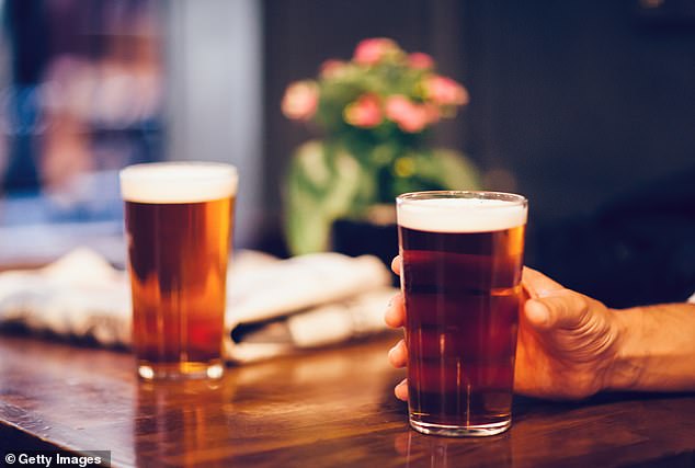 Concerns are being raised that the United States could move to recommending just two alcoholic drinks per week (stock image)