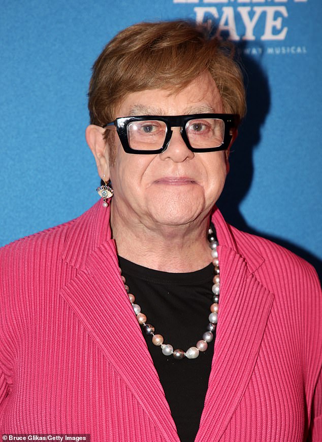 Sir Elton John, 77, revealed this weekend that he has lost the sight in his right eye