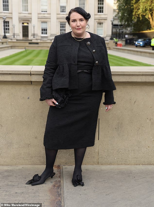 Writer, director and actress Lena Dunham, pictured here in London in September 2024, attends the school in Brooklyn