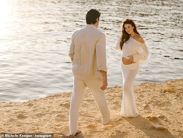 The former Coronation Street star announced her first pregnancy with husband Mark in a series of Instagram posts on Sunday - nine years into their lavish Essex wedding