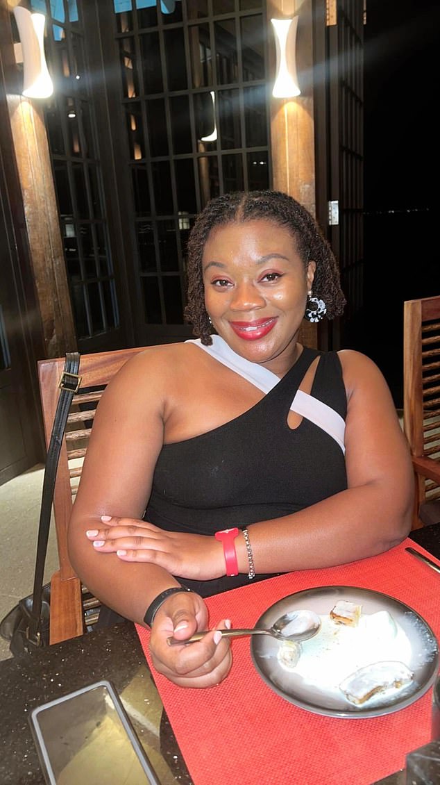 Shanique Joseph enjoyed a tasty meal at Mizu in Nova Maldives