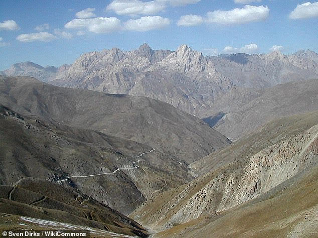 Pictured: Kyrgyzstan's Pamir-Alai Mountains, where Caldwell and his friends were captured