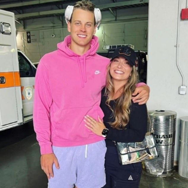 Joe Burrow's relationship with Olivia Holzmacher is questionable due to his ties to an SI model