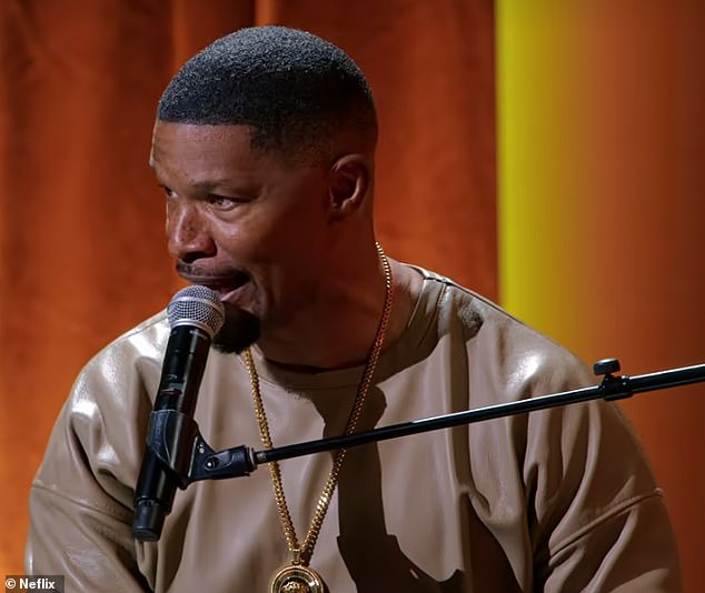 Jamie Foxx has jokingly declared that he is done dating white women