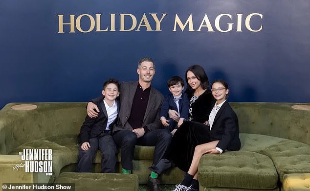 Hewitt has now taken up the 'magic mantle' for her family – husband Brian Hallisay and children Atticus, Aidan and Autumn