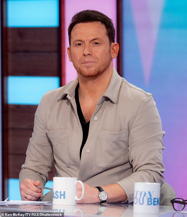 Joe Swash was involved in a terrifying car accident on Saturday when he shared a video of his wrecked vehicle after it was hit by a truck (pictured in May)