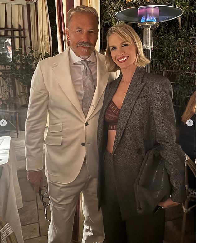 January Jones fangirled over Kevin Costner. Last Sunday, the Mad Men actress was delighted on Insta Stories about her meeting with the Yellowstone actor. 'Another wonderful evening with the incredibly warm family @brunellocucinelli_brand. And I finally met @kevincostner,” the single mother said