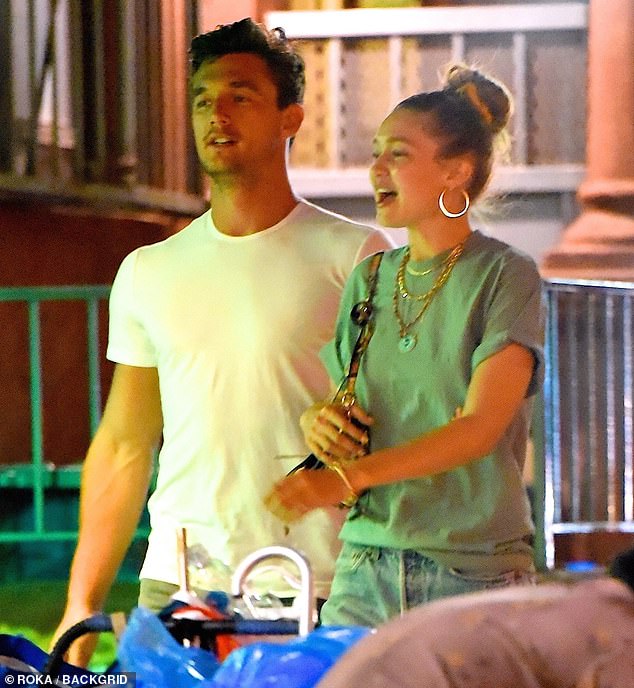 Tyler dated Gigi Hadid in the summer of 2019; seen leaving Justin Theroux's bar, Le Turtle, in New York