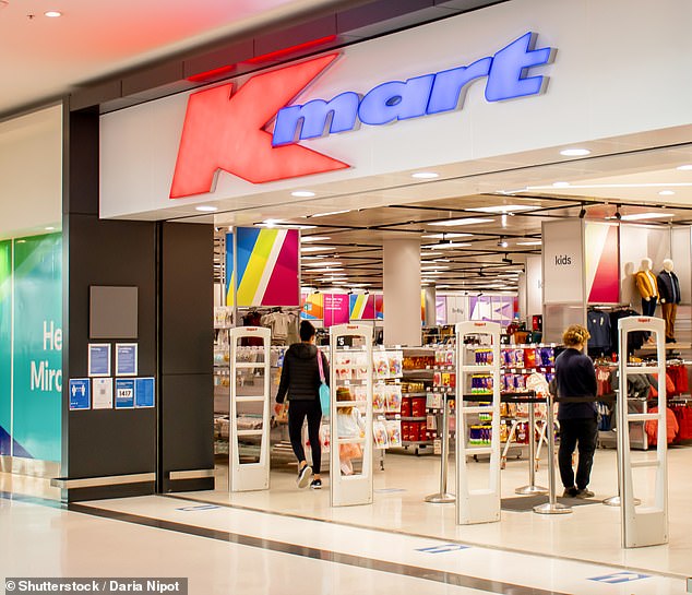 The Anko ball was sold at Kmart and Target stores between August 3 and October 18 (photo a Kmart store)