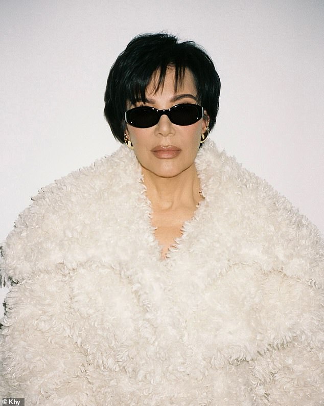 The star enlisted mother Kris Jenner to model her latest fashion collection