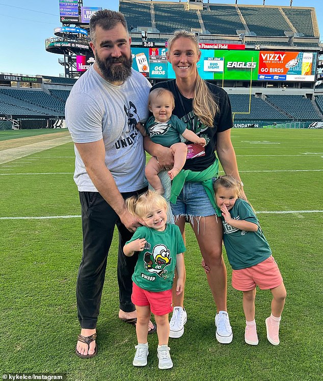 Kelce, who is married to ex-NFL star Jason, recently announced she is expecting another child