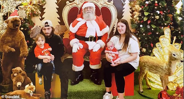 'Claire was simply the love of his life. We've been together for six years, for people so young, that's incredible.' Mr Seddon and Mrs Hoogendoorn are pictured with their sons Mason (left) and Jax (right)