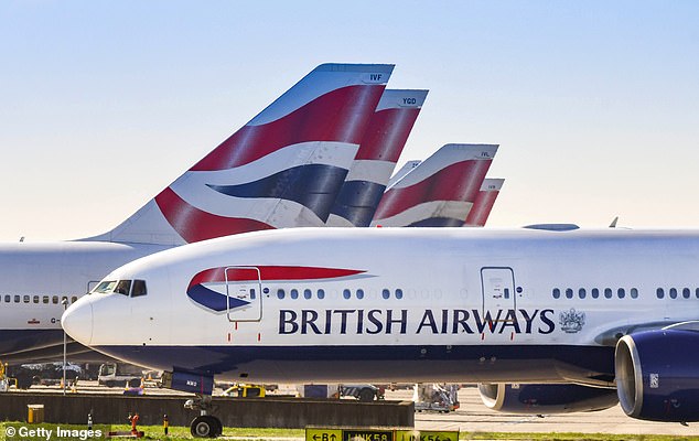 On the rise: Shares of British Airways owner IAG have almost doubled in value this year and are now poised to rise even further