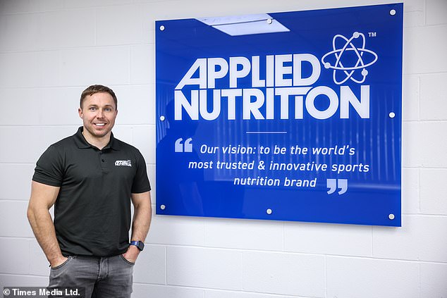 Applied Nutrition, founded by Liverpool scaffolder Thomas Ryder (pictured), is losing weight as it fell after its market debut in October