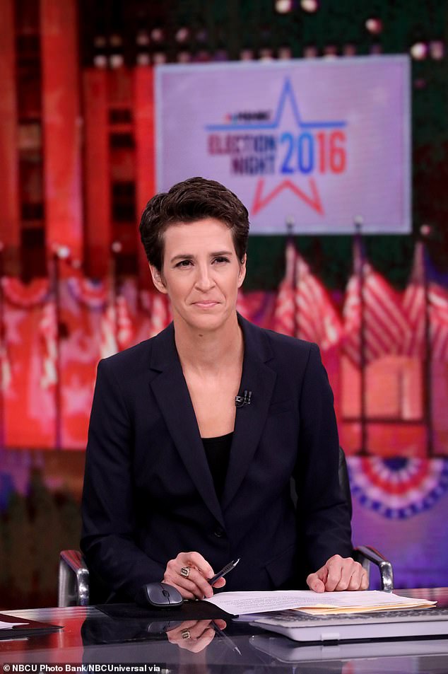 Maddow makes $25 million a year at MSNBC, even though she's only on the air once a week