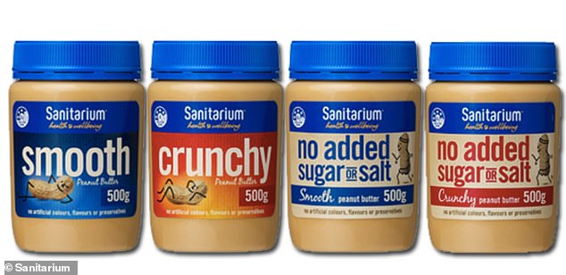 Sanitarium has confirmed that production of its peanut butter range has ceased (pictured)