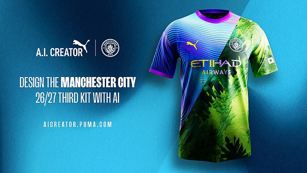 Manchester City and Puma give fans the opportunity to design the club's new third kit for 2026-2027