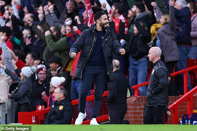 Ruben Amorim won for the first time in the Premier League as manager of Manchester United