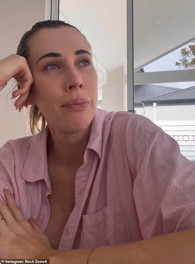 Married At First Sight star Rebecca Zemek (pictured) has made the heartbreaking announcement that she suffered a miscarriage while pregnant with her second child