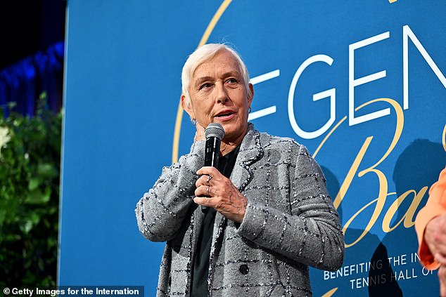 Tennis legend Martina Navratilova issued a scathing assessment of the decision in one word