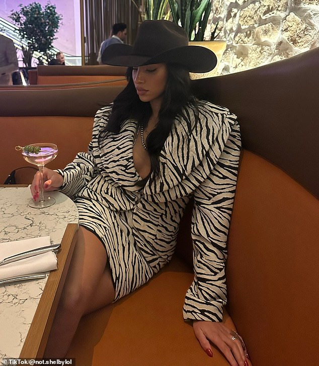 Shelby Mayfield, who grew up in a rodeo family, has also gone viral on social media for her stylish Vegas ensembles