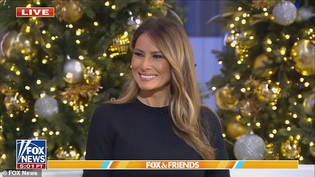 Melania Trump was on 'Fox & Friends' for her first post-election interview