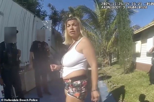 Moment female stranger is arrested after trying to snatch toddler