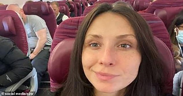 Travel blogger Elena Banduro, 33, uploaded this photo not long before she was involved in a horror plane crash in January last year