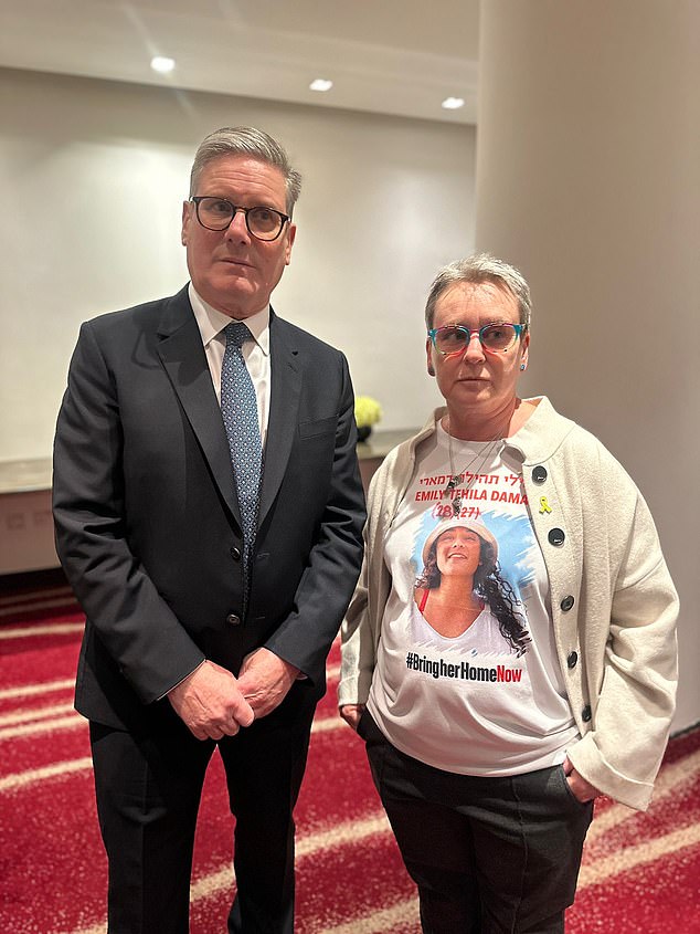 Yesterday, Mandy Damari raised the decision privately with Sir Keir and David Lammy at a Labor Friends of Israel lunch at the Crowne Plaza Hotel in Westminster.