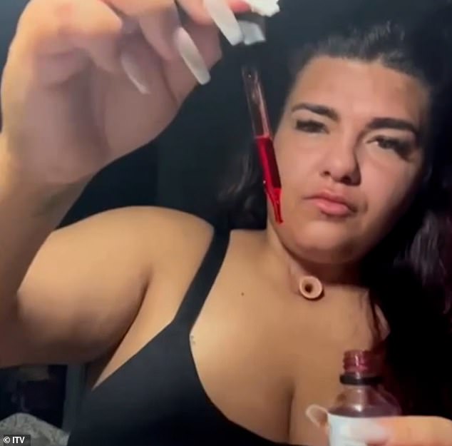 Her devastated family believe she died because she took slimming drops (pictured)