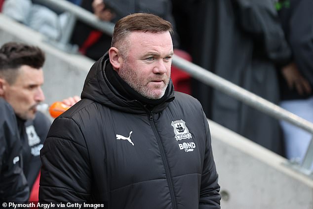 Coleen's husband Wayne Rooney reportedly has just two games to save his job at Plymouth Argyle