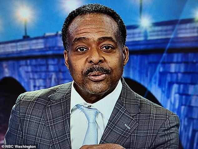 Viewers feared for the health of NBC4 anchor Leon Harris after the network struggled to get through a news segment Thursday night before being taken off the air