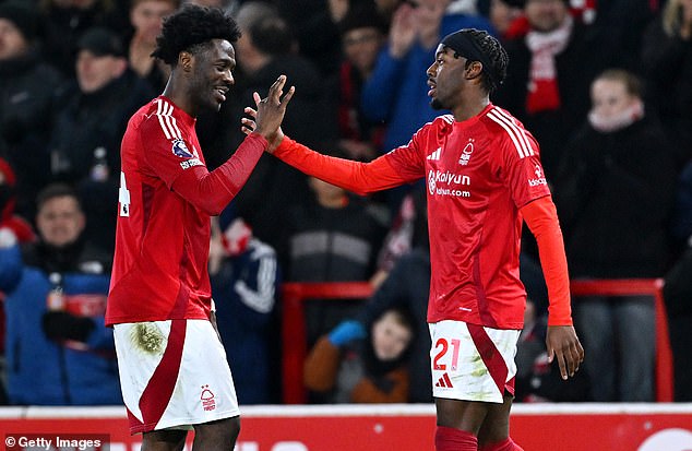 Anthony Elanga scored an injury-time winner to send Nottingham Forest fourth in the table