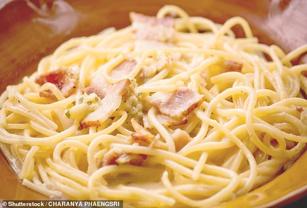 A heart-warming carbonara is a dish loved by Brits across the UK and is seen by many as the ultimate example of Italian comfort food (File image)