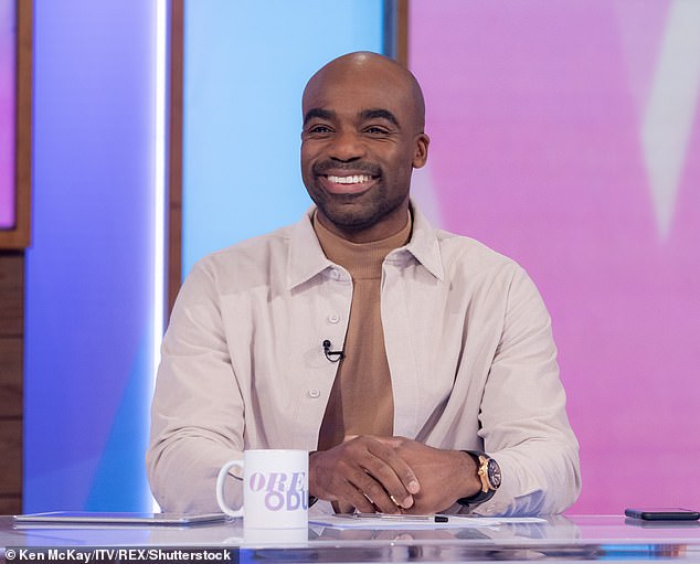 Ore Oduba revealed how his Strictly Come Dancing success gave him the 'golden ticket' to step back from presenting roles and revive his dream of becoming a stage star (Photo 2021)