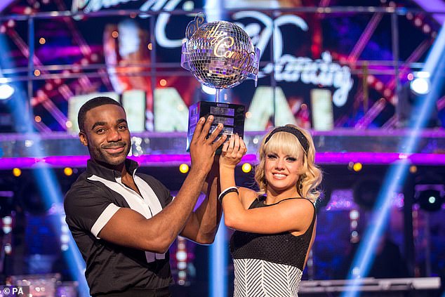 The TV presenter, 39, who was best known as a presenter before winning the Glitterball eight years ago, always felt like something was missing in his life (pictured with Joanne Clifton 2016)