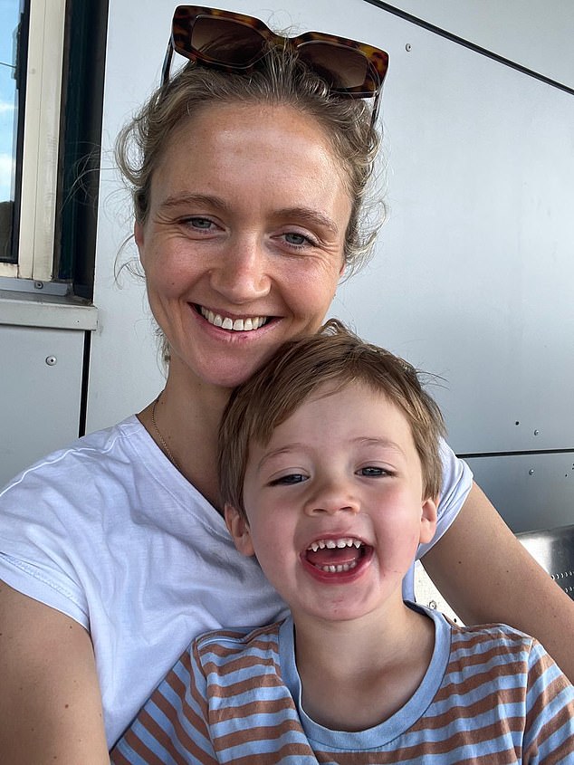 Parents Sophie, pictured, and Oli Powell relive their ordeal in a bid to raise money to fund research into the mysterious condition affecting their son, Angus, and just a handful of others