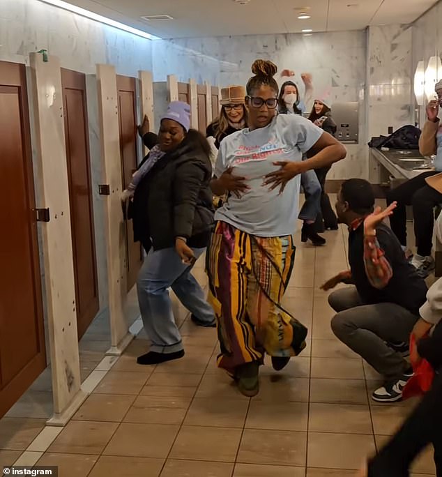 Transgender activists staged an outrageous takeover of the women's restrooms at the United States Capitol to protest Congress's trans bathroom ban